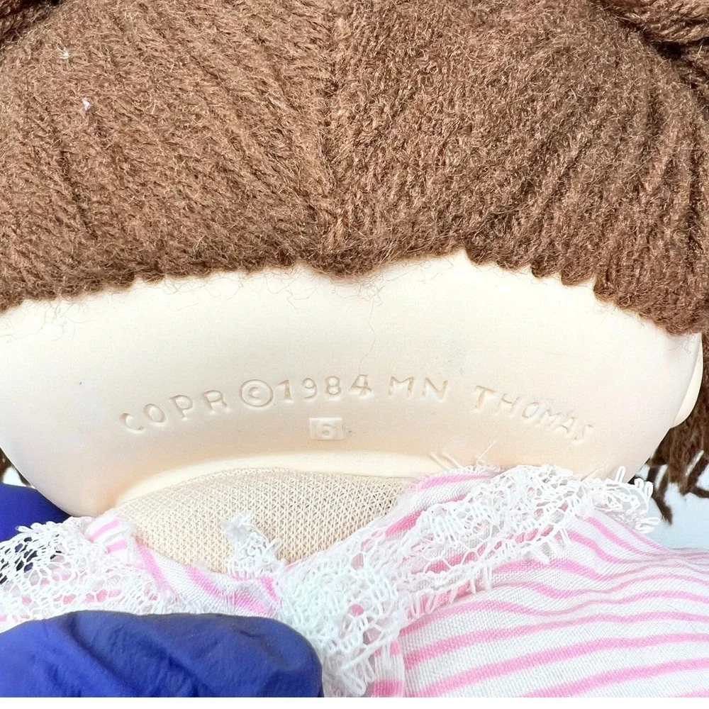 Vintage 1984 Martha Nelson Thomas Original Doll Baby‎ Brown Hair Pink Outfit 16
